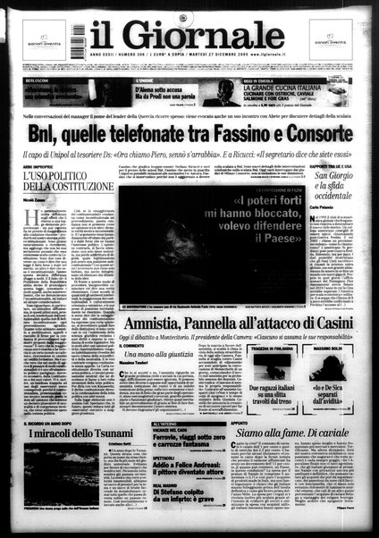 Il giornale : quotidiano del mattino